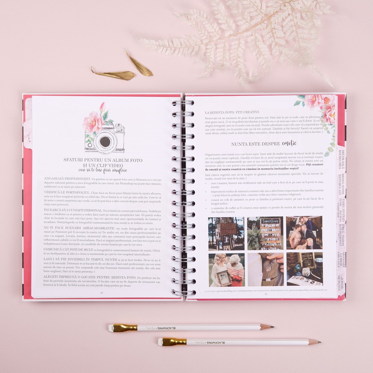 Wedding Planner | Agenda de nuntă | Ghid pentru mirese, în limba română