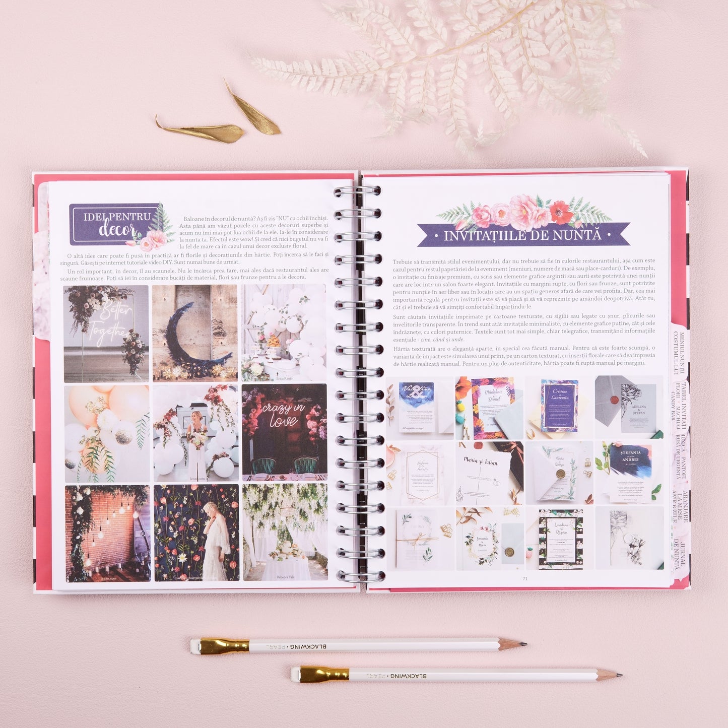 Wedding Planner | Agenda de nuntă | Ghid pentru mirese, în limba română