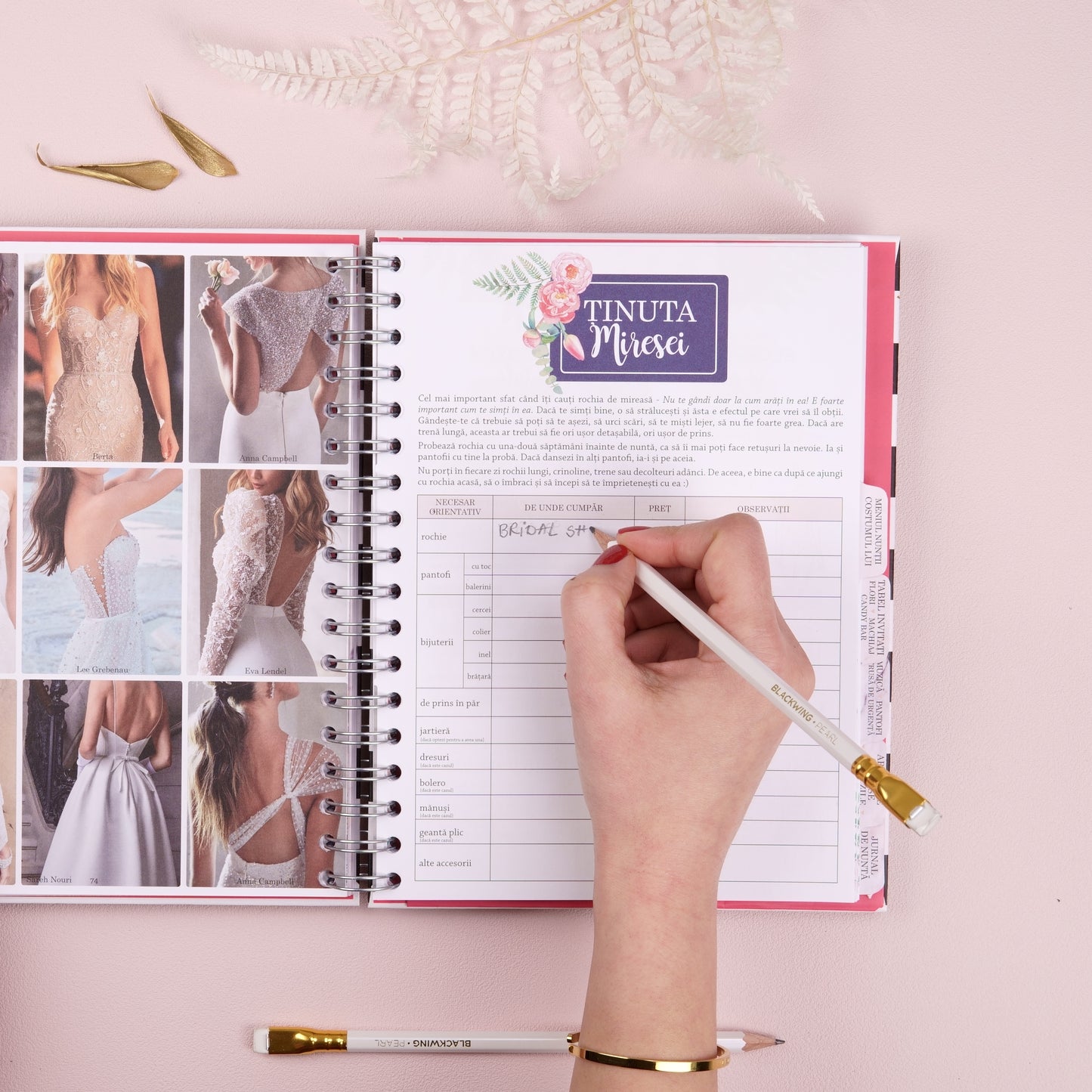 Wedding Planner | Agenda de nuntă | Ghid pentru mirese, în limba română