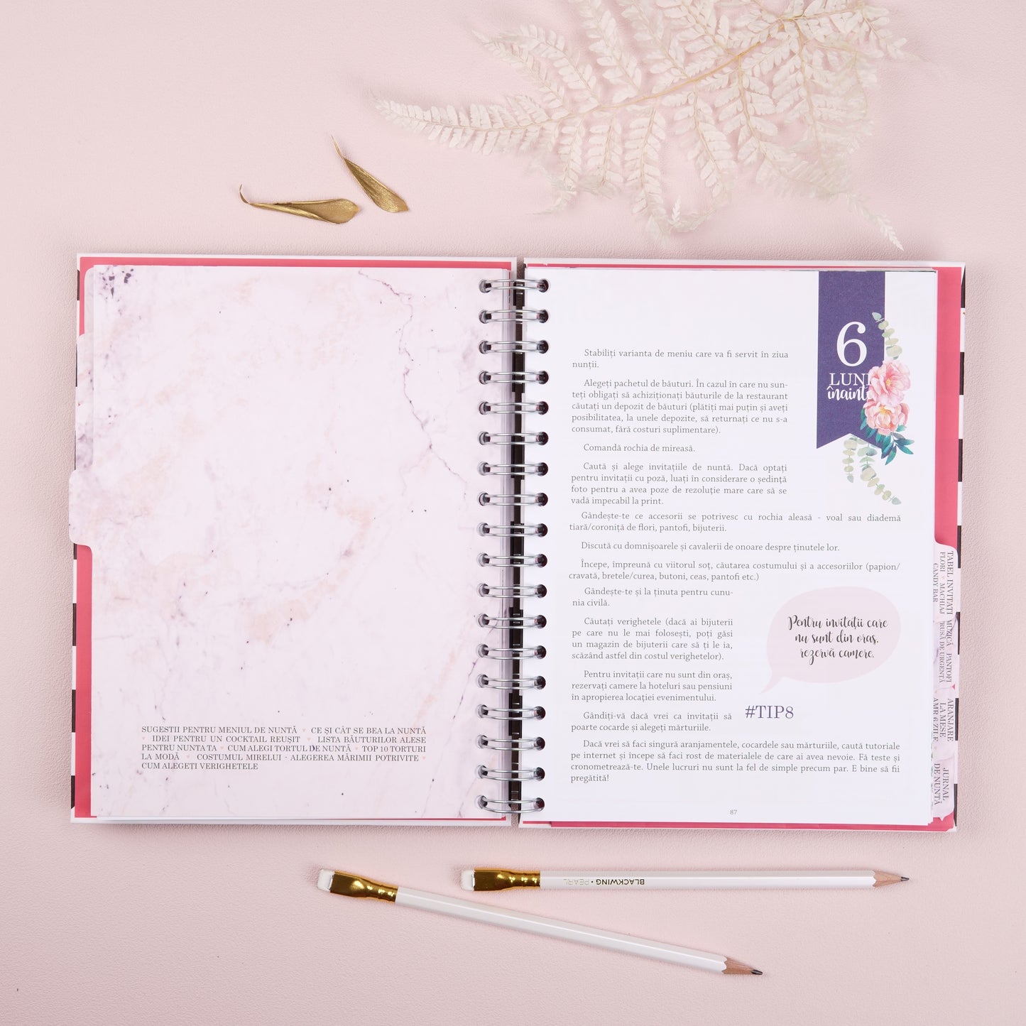 Wedding Planner | Agenda de nuntă | Ghid pentru mirese, în limba română