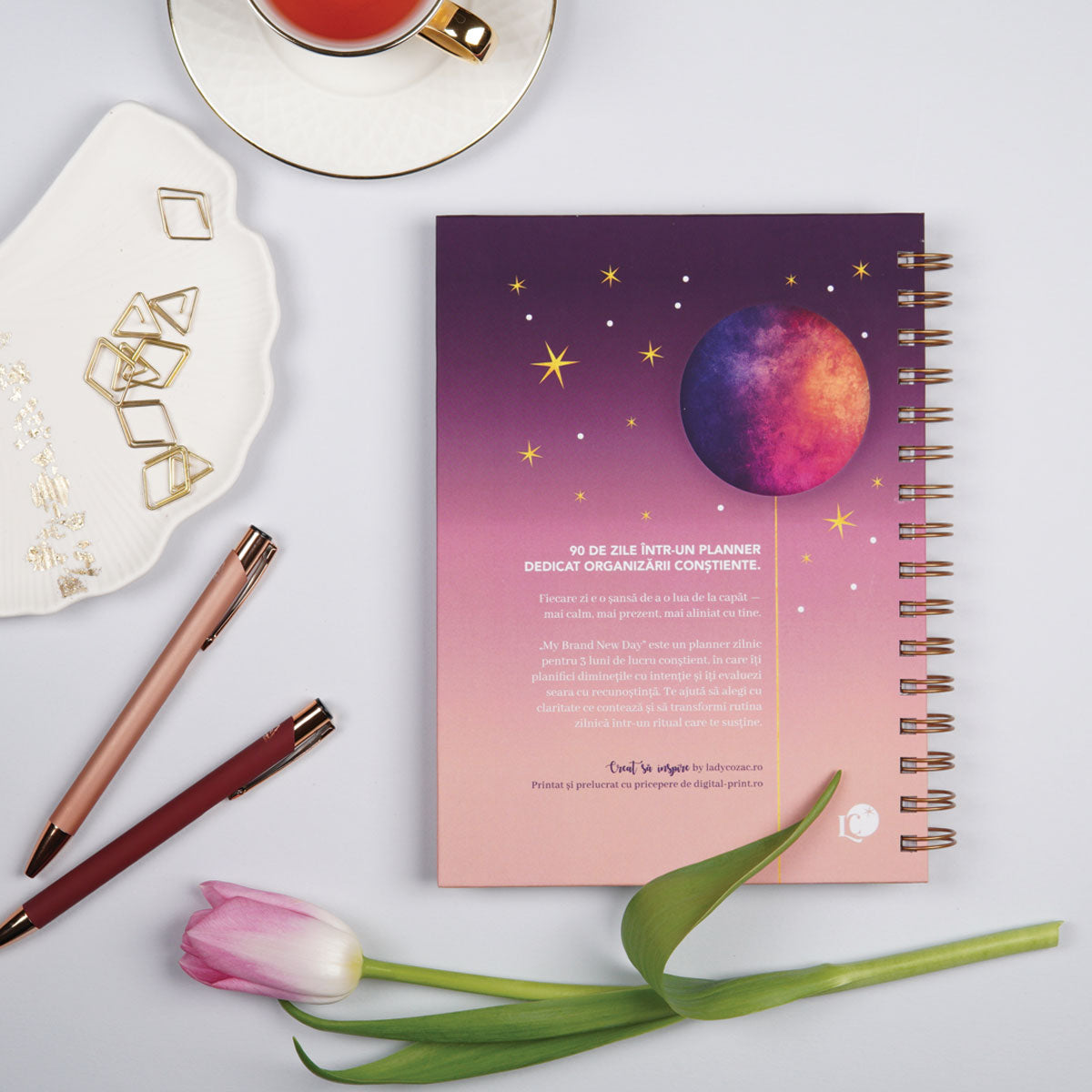Planner zilnic pentru claritate și direcție | MY BRAND NEW DAY Bold Dreams