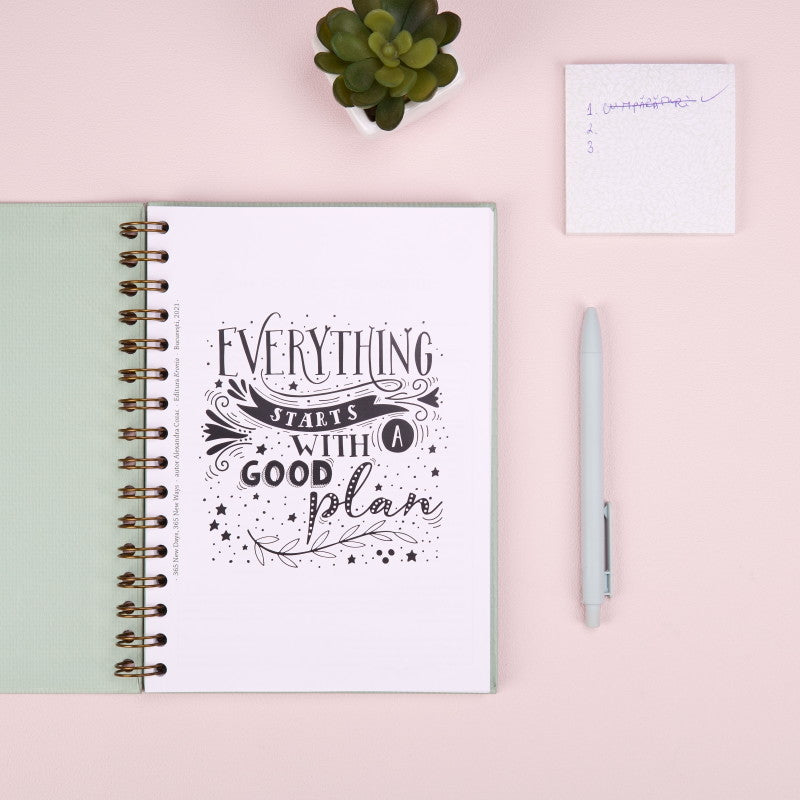 Planner A5 anual 365 Days - New Beginnings