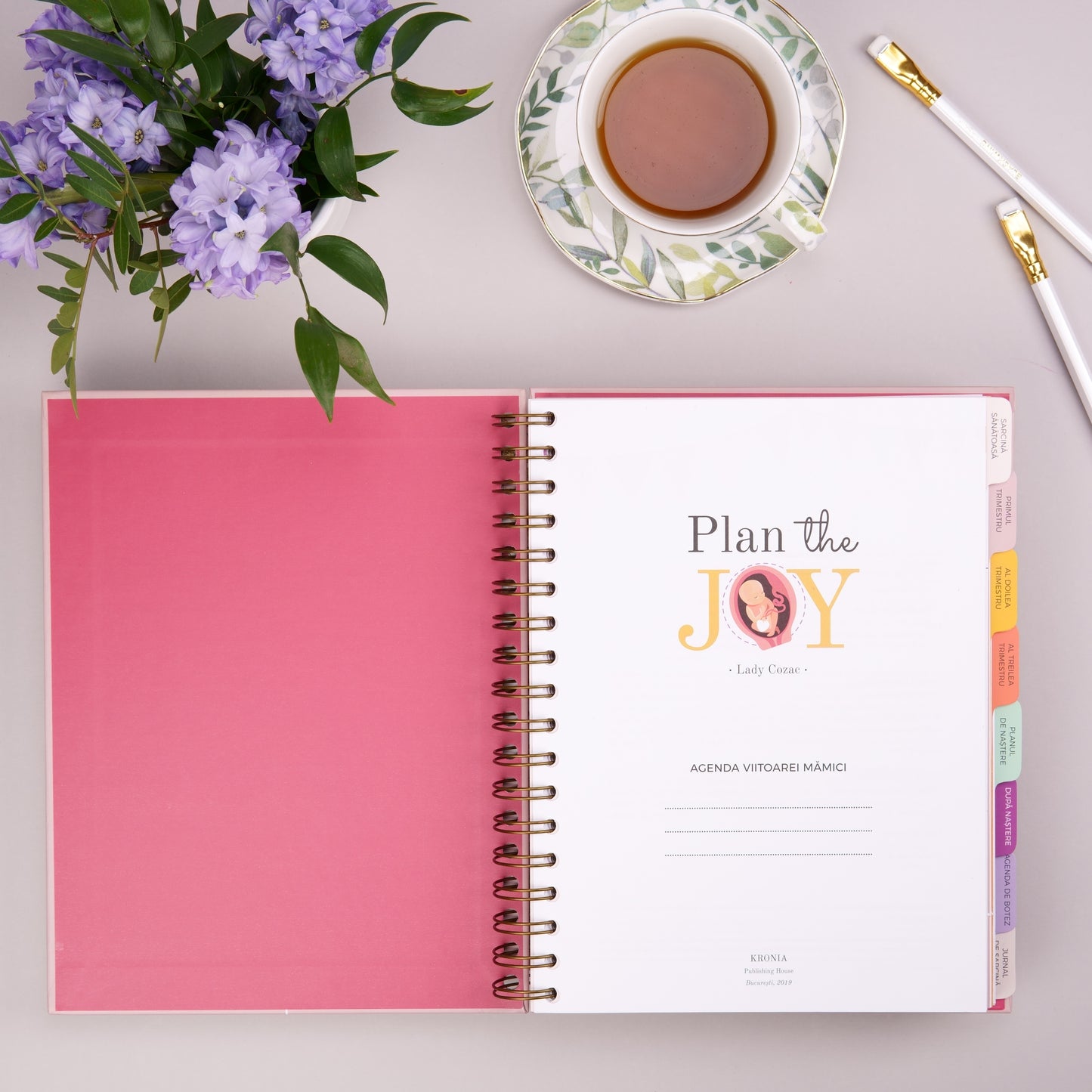 Agenda de sarcina - Plan the Joy