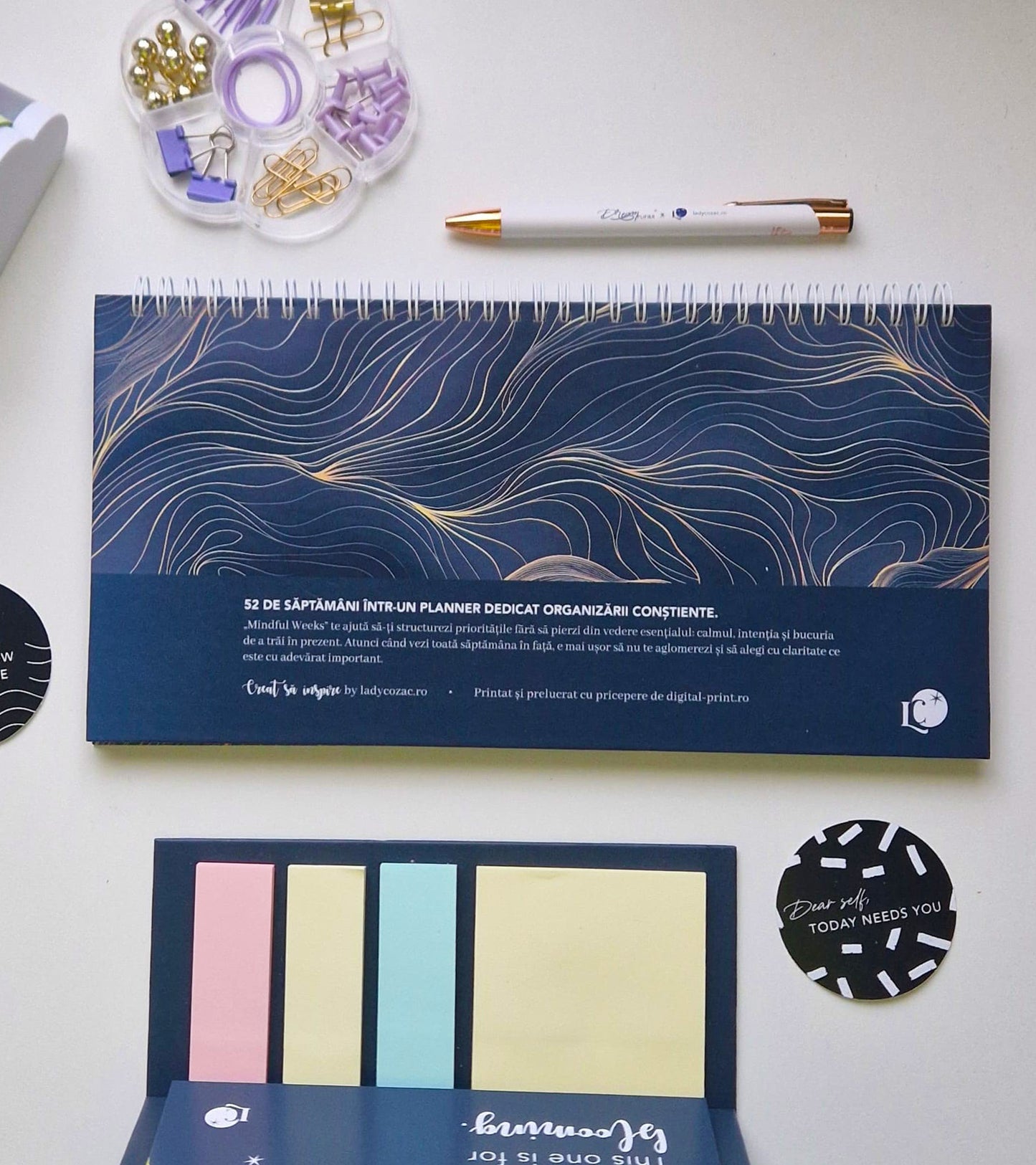 Planner săptămânal nedatat My New Weeks | Flow