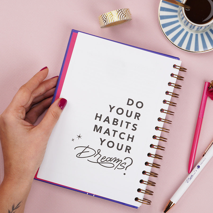 plannerul obiceiurilor sanatoase DREAMplifier obiective implinite organizare fara stres plan and have fun ladycozac - obiceiurile tale iti sustin visurile