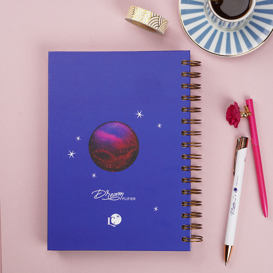 plannerul obiceiurilor sanatoase DREAMplifier obiective implinite organizare fara stres plan and have fun ladycozac - coperta spate planner DREAMplifier