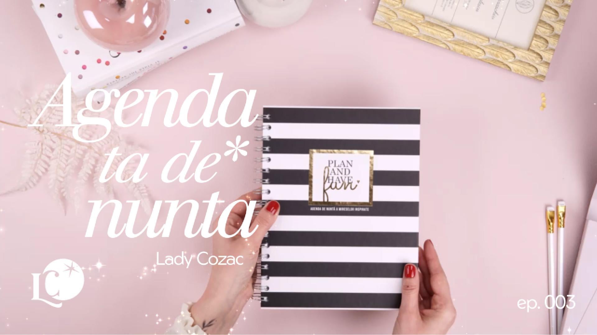 Încarcă clipul video: agenda de nunta lady cozac, wedding planner complet in limba romana, cadou pentru mirese