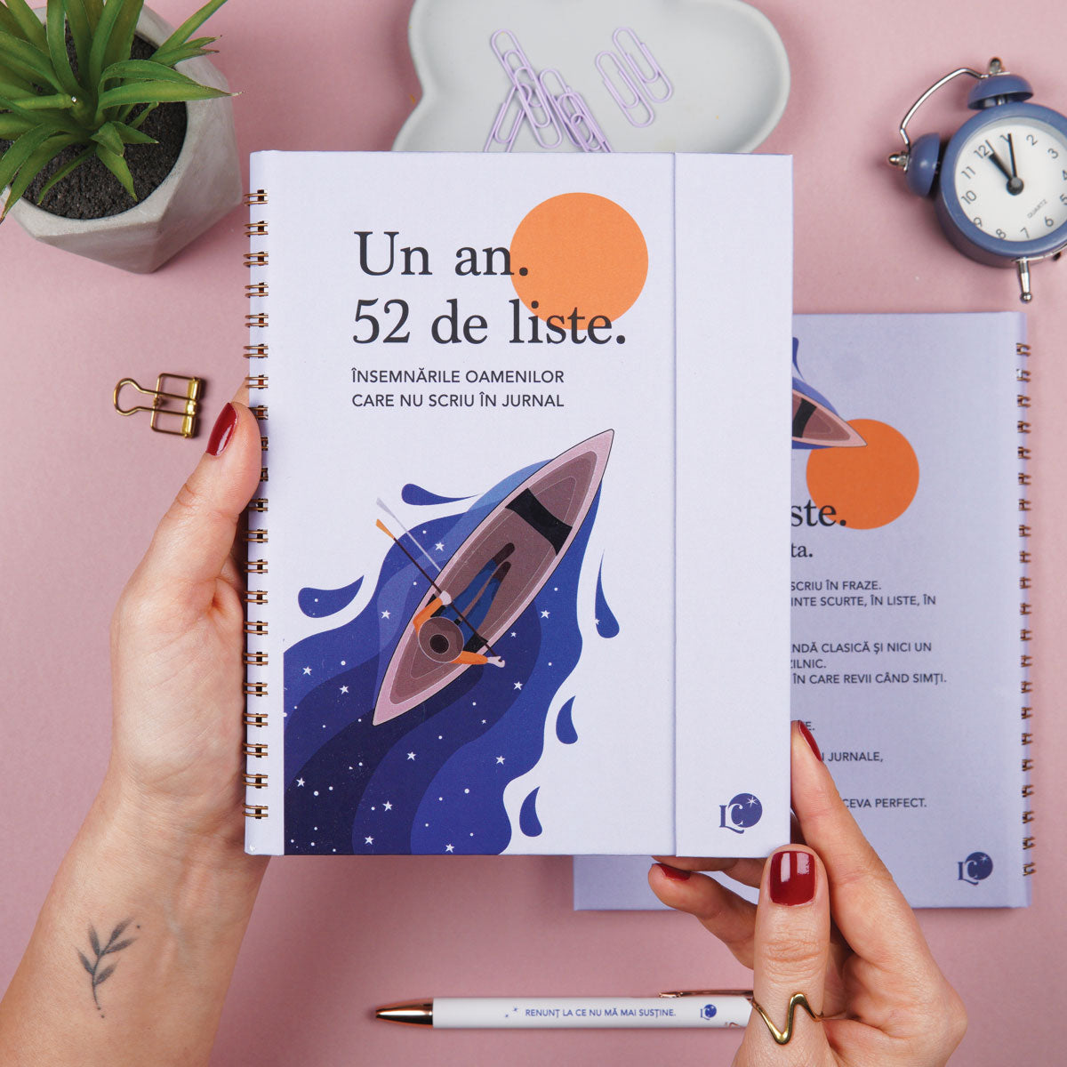 Jurnal ghidat cu 52 de liste cadou premium