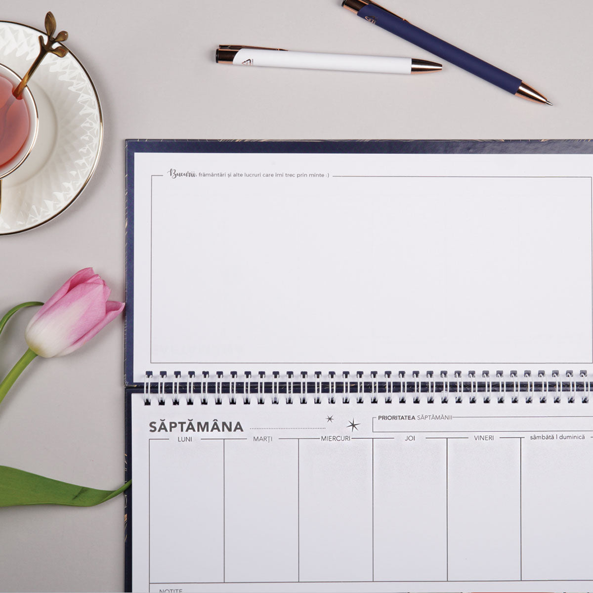 Planner săptămânal nedatat My New Weeks | Flow