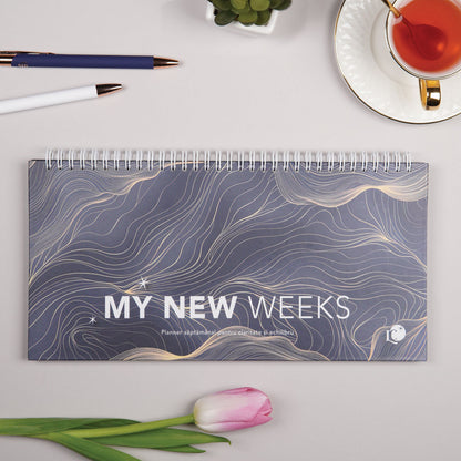 Planner săptămânal nedatat My New Weeks | Flow