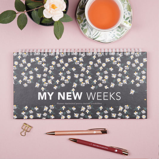 Planner săptămânal nedatat My New Weeks | Fresh Days
