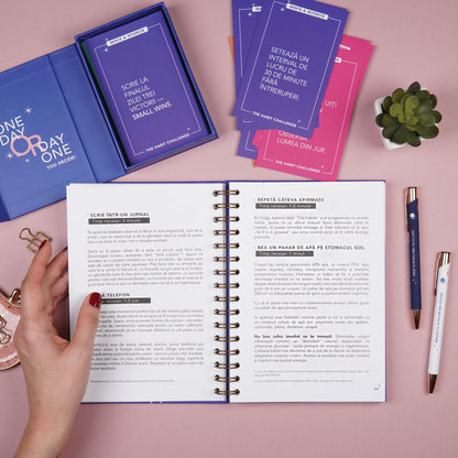 Set pentru obiceiuri sănătoase planner dreamplifier si joc provocari habit challenge