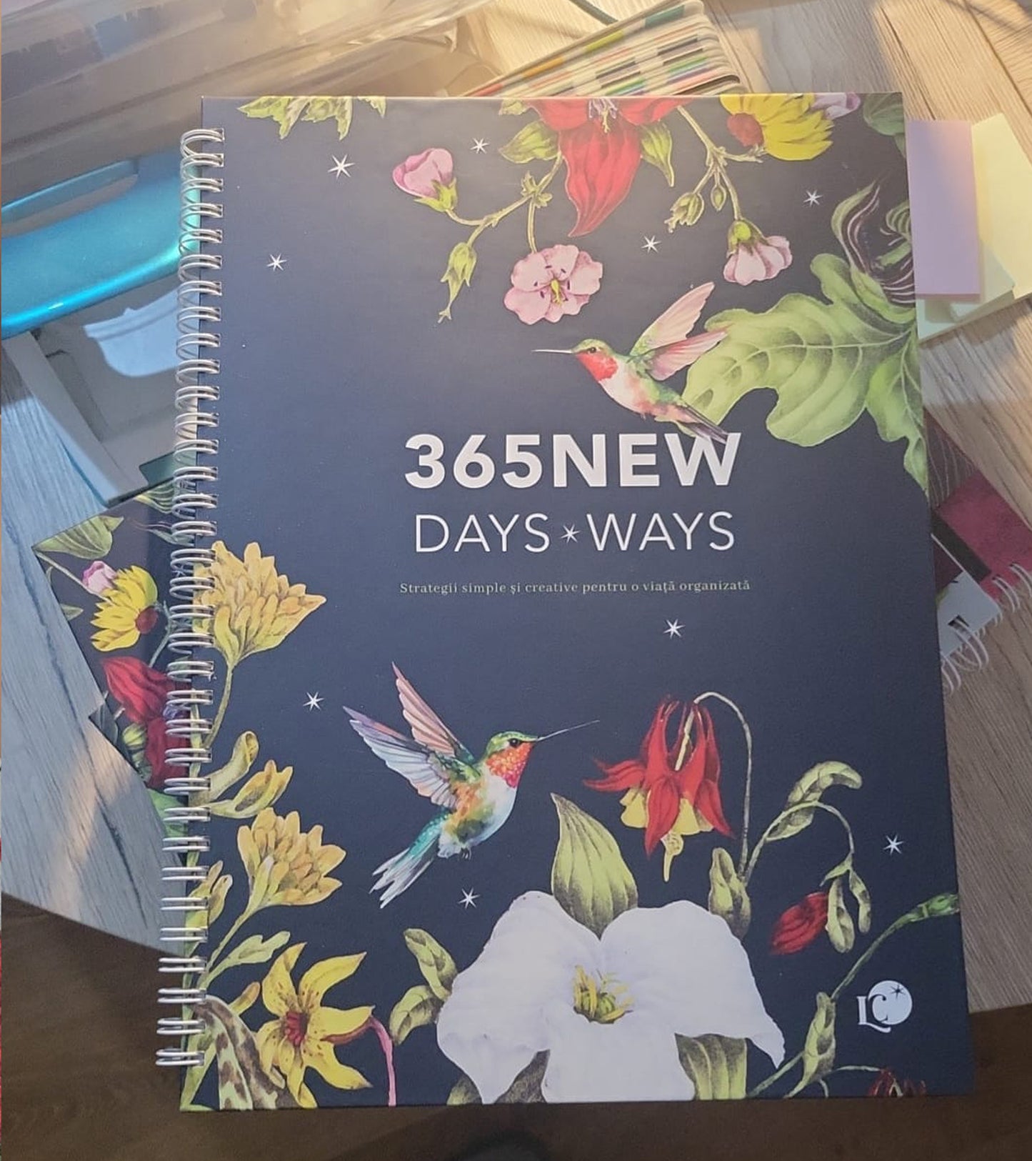 365 NEW DAYS Planner anual nedatat | Organizare zilnică | A4