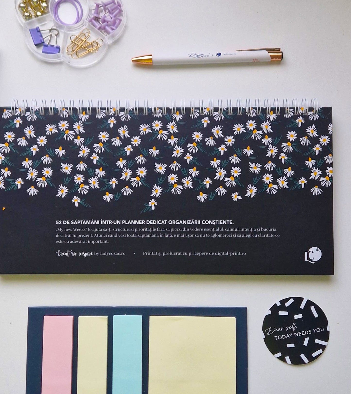 Planner săptămânal nedatat My New Weeks | Fresh Days