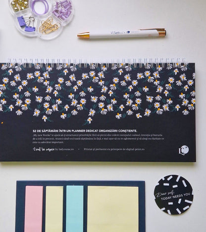 Planner săptămânal nedatat My New Weeks | Fresh Days