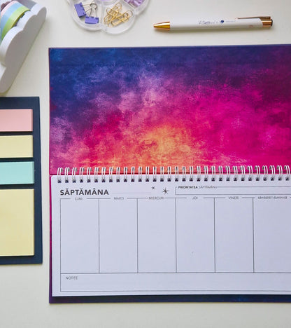 Planner săptămânal nedatat My New Weeks | My own rhythm