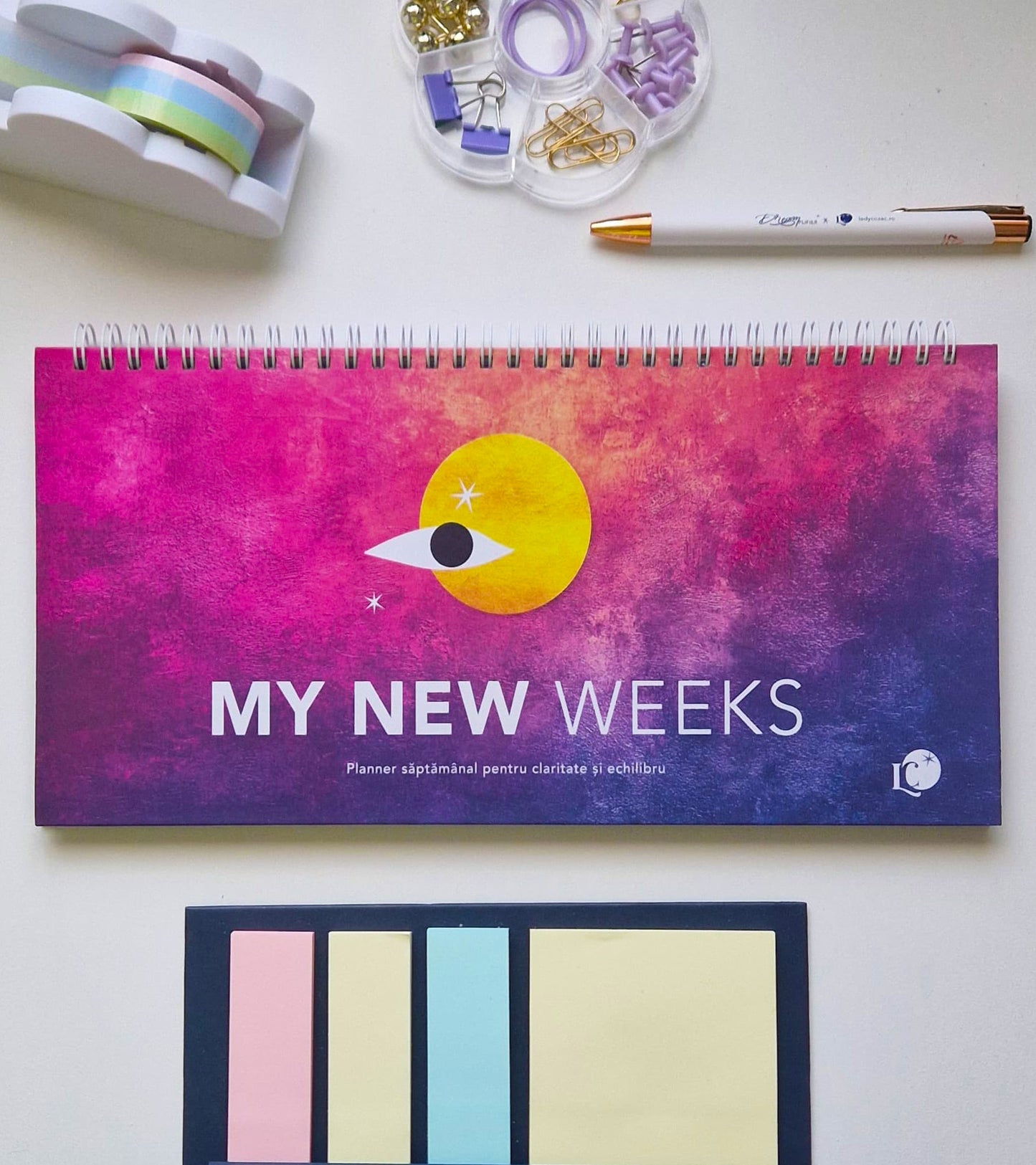 Planner săptămânal nedatat My New Weeks | My own rhythm