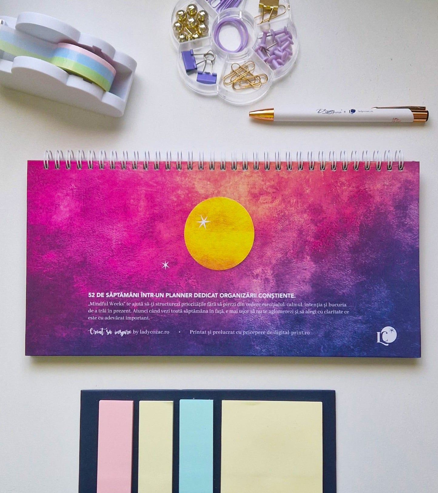 Planner săptămânal nedatat My New Weeks | My own rhythm