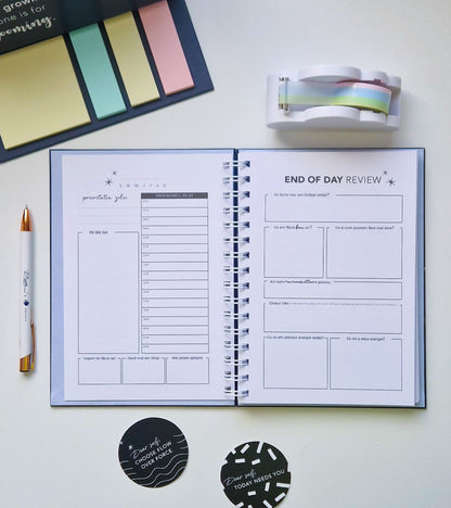 Planner zilnic pentru claritate și direcție | MY BRAND NEW DAY Open Door